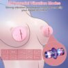 Remote control invisible nipple vibrator