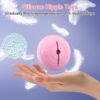 Remote control invisible nipple vibrator