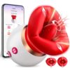 App controls the big mouth tongue, suction and biting vibrator