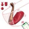 Swan Vibrator – App Controlled Rechargeable Couple Vibrator