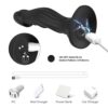 Silicone 9-function dildo vibrator