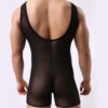 Macho Mesh Transparent Muscle Sexy Jumpsuit