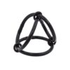 Black silicone penis ring 3 rings