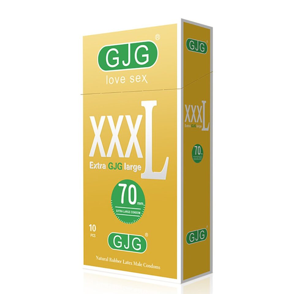GJG extra large ultra-thin latex condom （10 count）