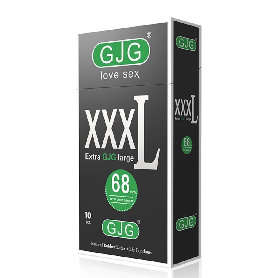 GJG extra large ultra-thin latex condom （10 count）