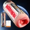 Oral sex heated sucking vibrating masturbator