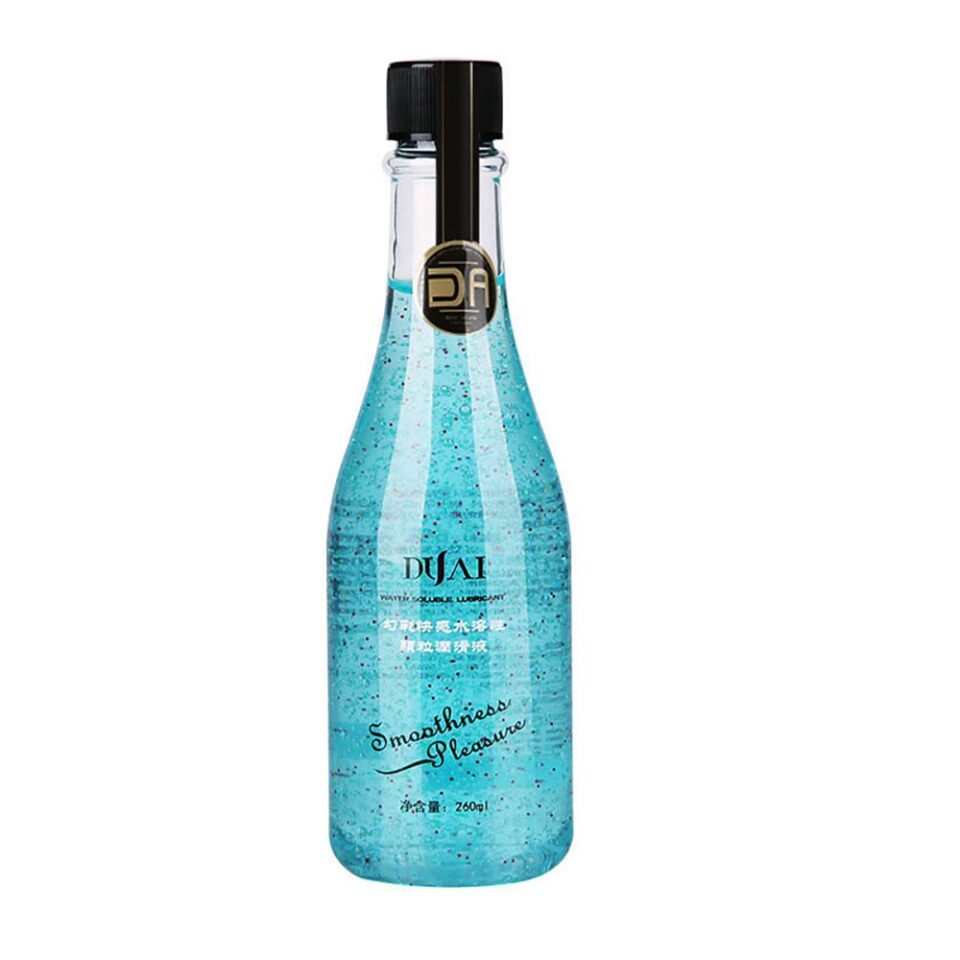 Duai Colorful Granular Blue Stimulating Lubricant 8.8 oz.