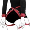 Sex Slavery Leather BDSM Kit Handcuffs