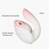 2 in 1 split combination sucking vibrator