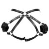 Sex Slavery Leather BDSM Kit Handcuffs