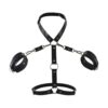 Bondage handcuff collar set