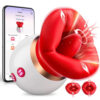 App controls the big mouth tongue, suction and biting vibrator