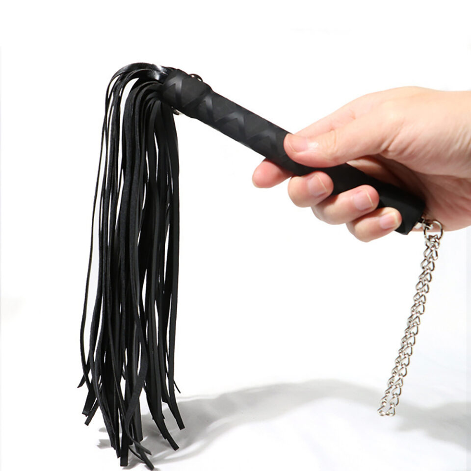 Curiosity-satisfying sex toy sex whip - use fantasy whip to enhance intimacy - Black