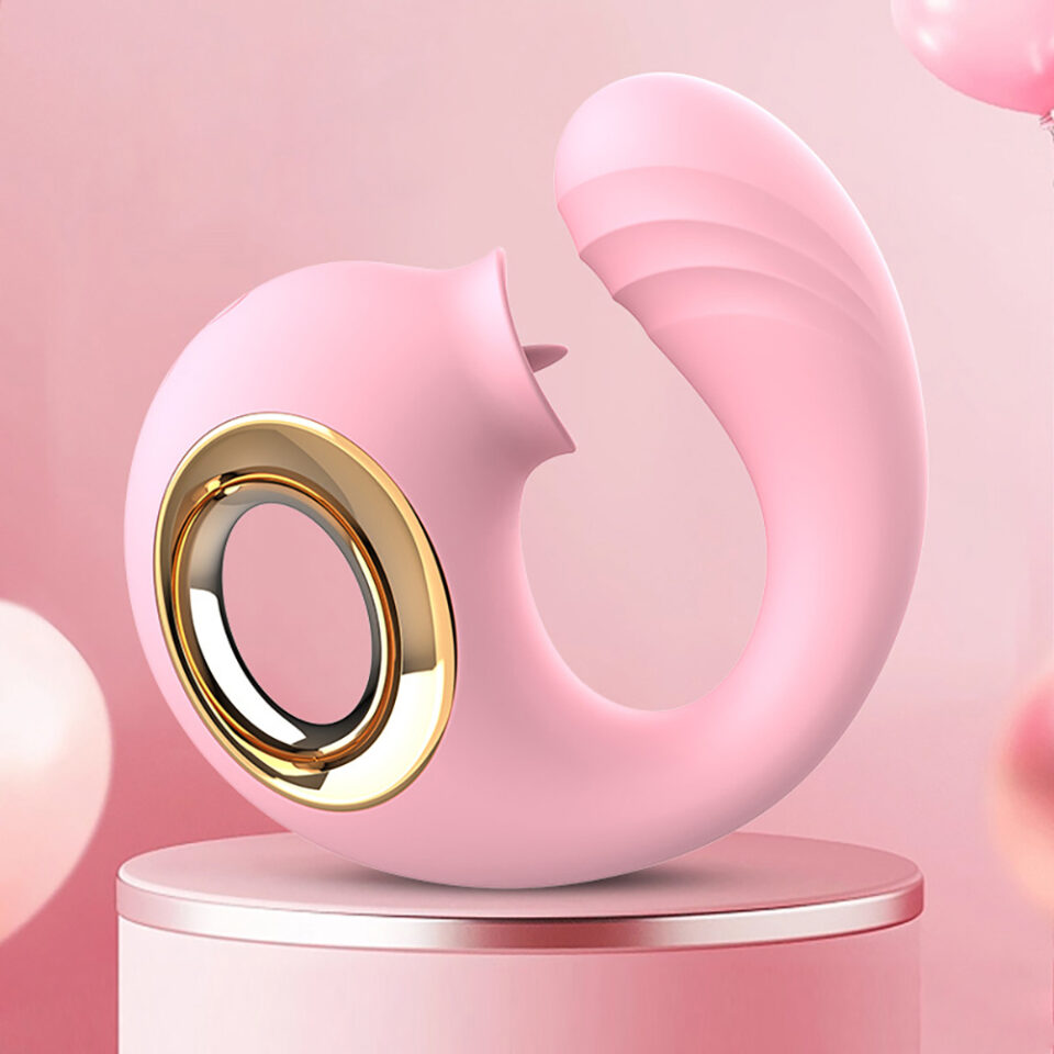 Dolphin 8 function tongue licking g-spot vibrator