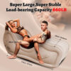 Inflatable sex sofa chair with automatic air pump