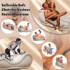 Inflatable sex sofa chair with automatic air pump