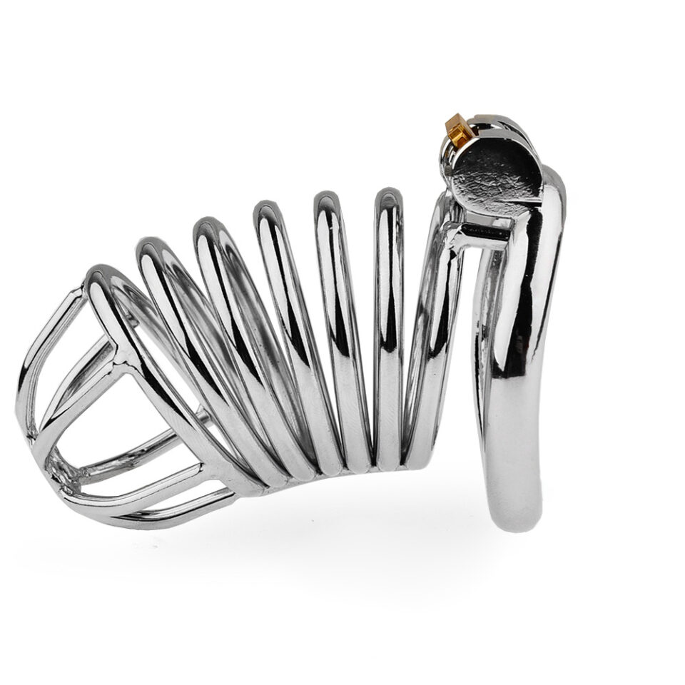 Metal chastity cage