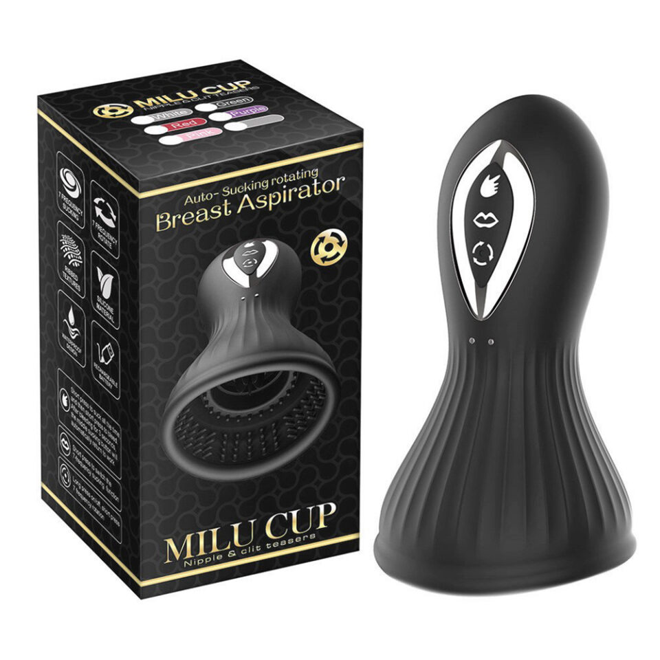 Nipple sucking vibrator