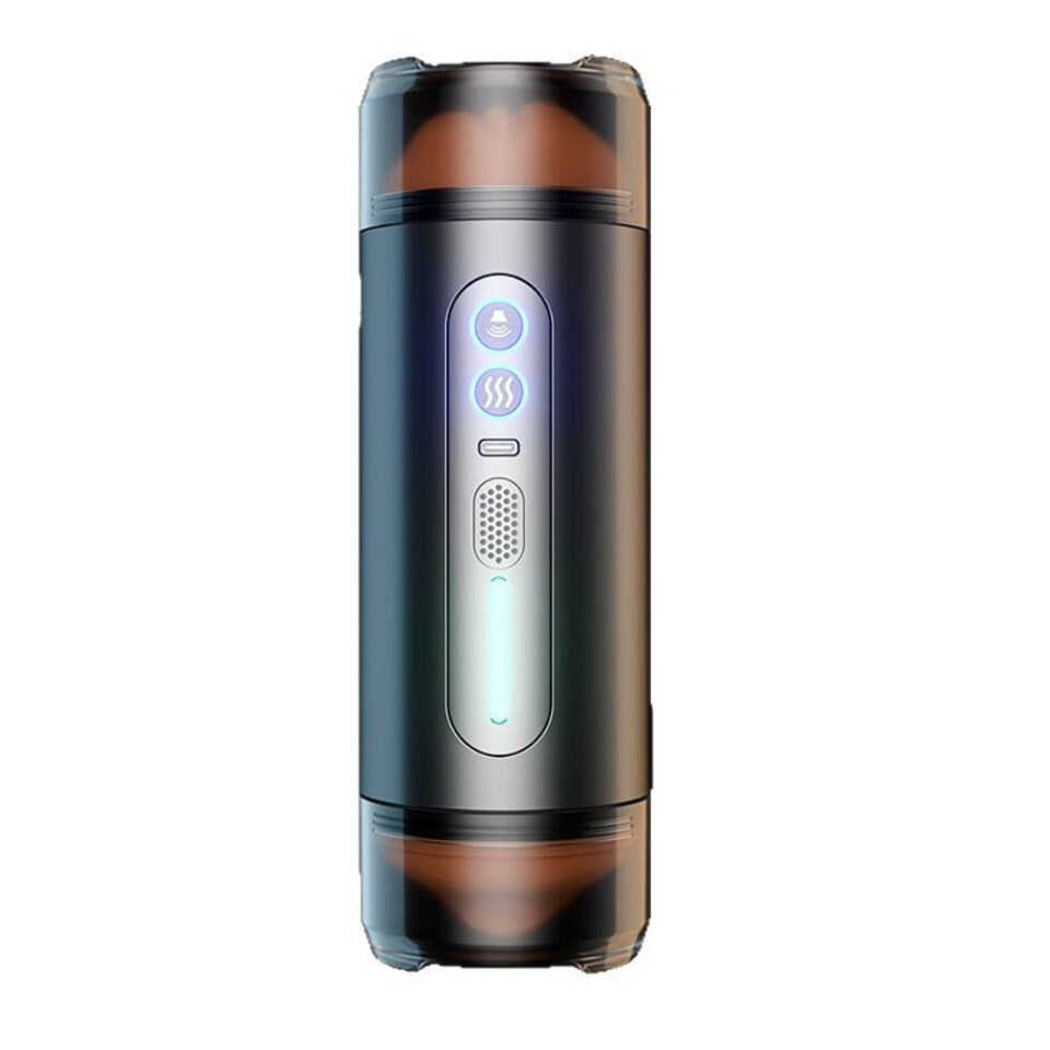 Oral sex heated sucking vibrating masturbator