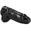 Realistic black suction cup dildo 9.05 inches