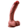 Realistic giant dildo – double layer silicone 10.24 inches