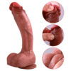 Realistic giant dildo – double layer silicone 10.24 inches