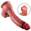 Realistic giant dildo – double layer silicone 10.24 inches
