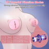 Remote control invisible nipple vibrator