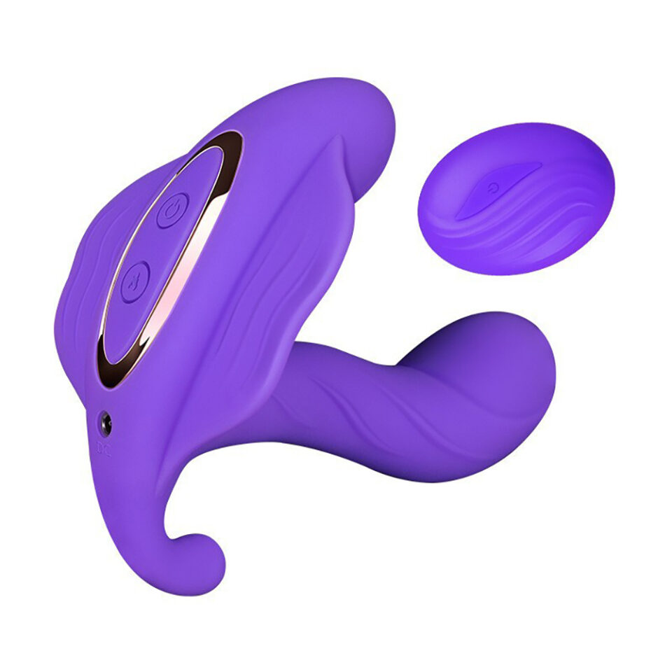 Remote controlled heated vibrator