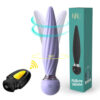 Remote controlled spiral anal plug AV vibrator