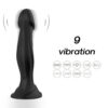 Silicone 9-function dildo vibrator
