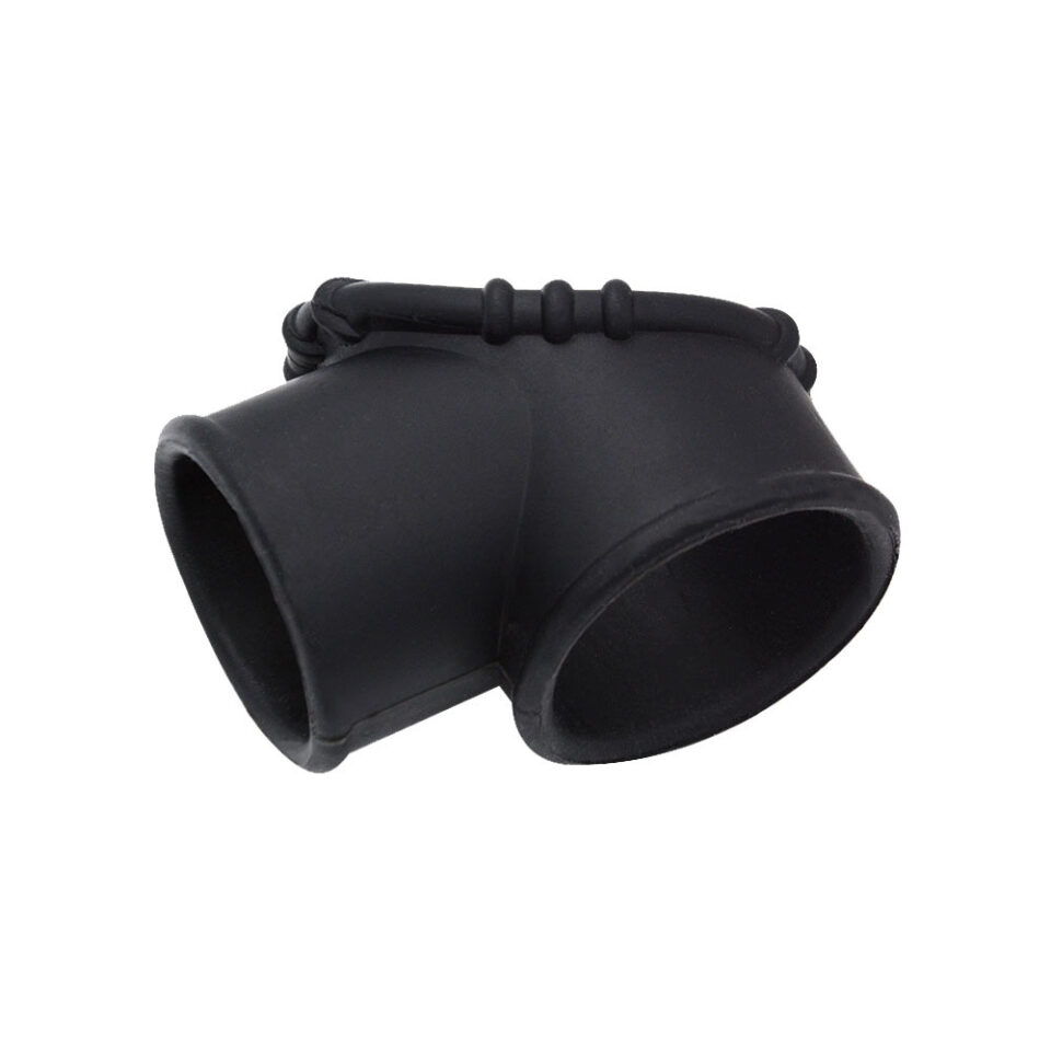 Silicone stretch penis and ball sleeve