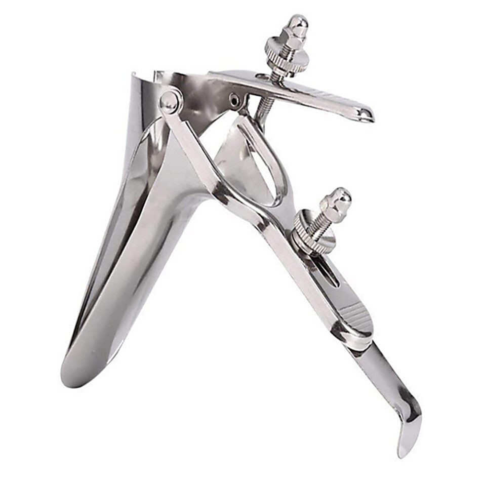 Stainless steel duck bill vaginal speculum