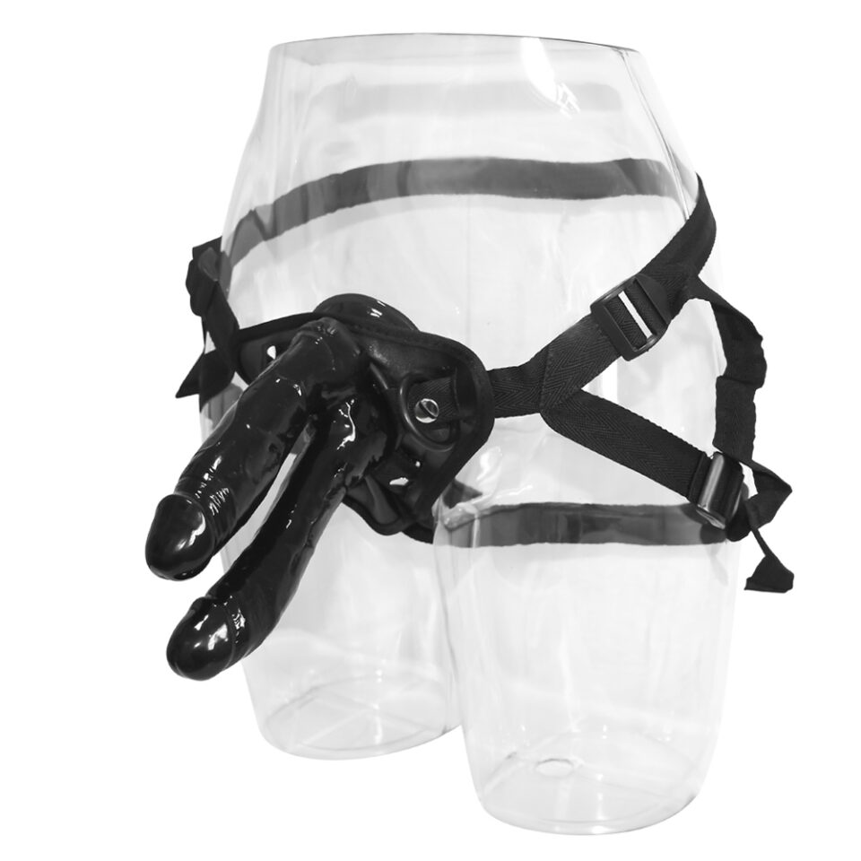 Strap-on dildo double dildo set