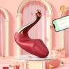 Swan Vibrator – App Controlled Rechargeable Couple Vibrator