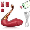 Swan Vibrator – App Controlled Rechargeable Couple Vibrator